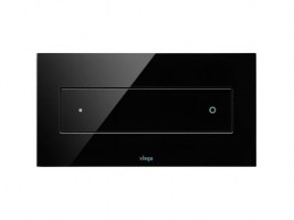 CRISTAL NEGRO PULSADOR CISTERNA EMPOTRADA VISIGN FOR STYLE 12 VIEGA